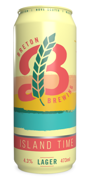 A product image for Breton – Island Time Lager