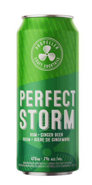 A product image for Propeller Craft Cocktails – Perfect Storm Rum & Ginger