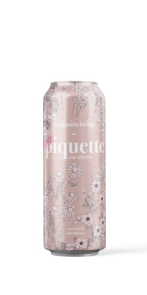 A product image for Benjamin Bridge Piquette Pink Can