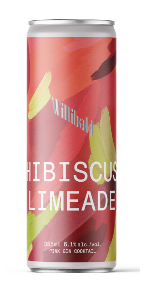 A product image for Willibald – Pink Gin Hibiscus Limeade