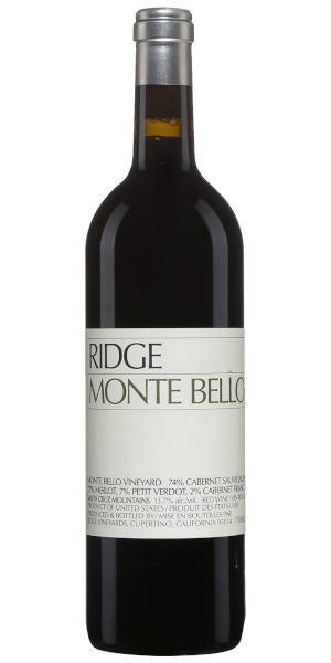 A product image for Ridge Monte Bello Cabernet Sauvignon